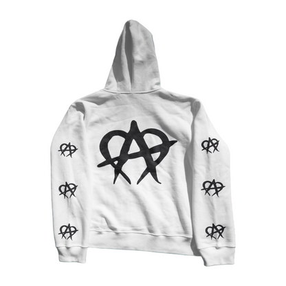 Anarchy Full Zip Up White