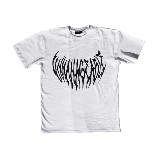 Unmanageable Reflective Tee (White T-Shirt)