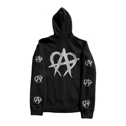 Anarchy Full Zip Up Black