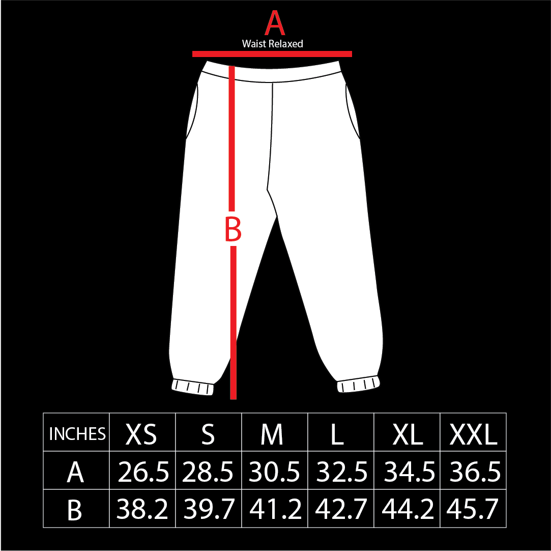 Reflective Anarchy White Sweatpants