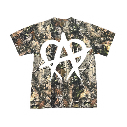 White Anarchy Camo T Shirt