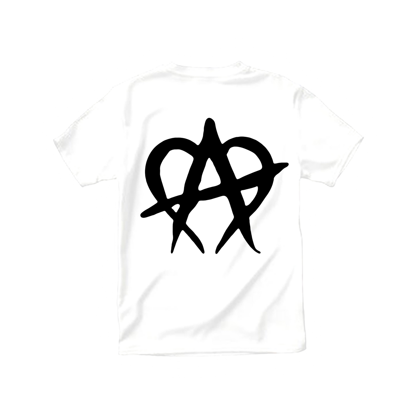 Reflective Anarchy T Shirt White