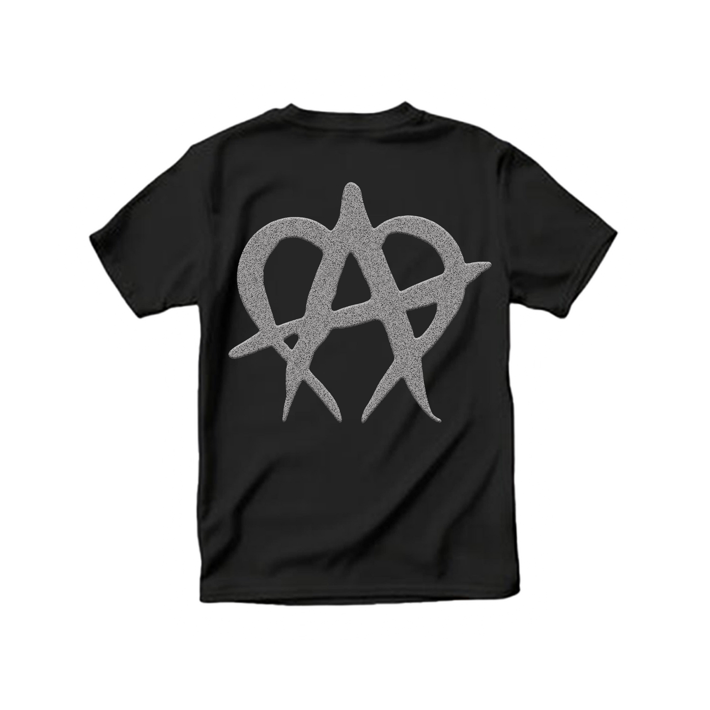 Anarchy Silver Logo T Shirt