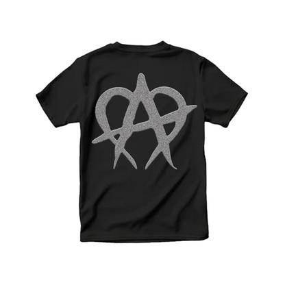 Reflective Anarchy Black T Shirt